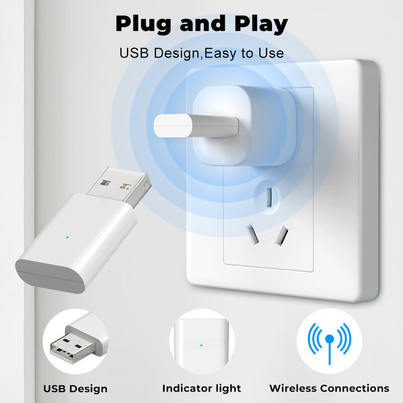 Tuya ZigBee USB regenerator sygnału wzmacniacz sygnału przedłużacz do inteligentnego życia ZigBee Gateway inteligentne urządzenia domowe asystent automatyzacji
