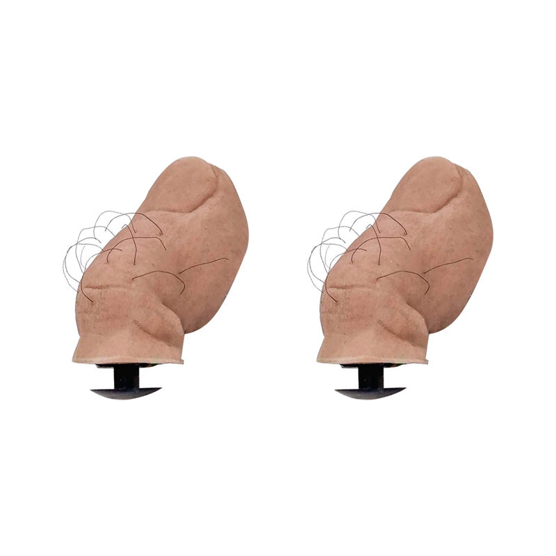 3D Shoe Charms Funny Big Toe For DIY Matching Shoes Accessories Manual Shoe Decoration For Adults Men Hole Shoe Decorations
