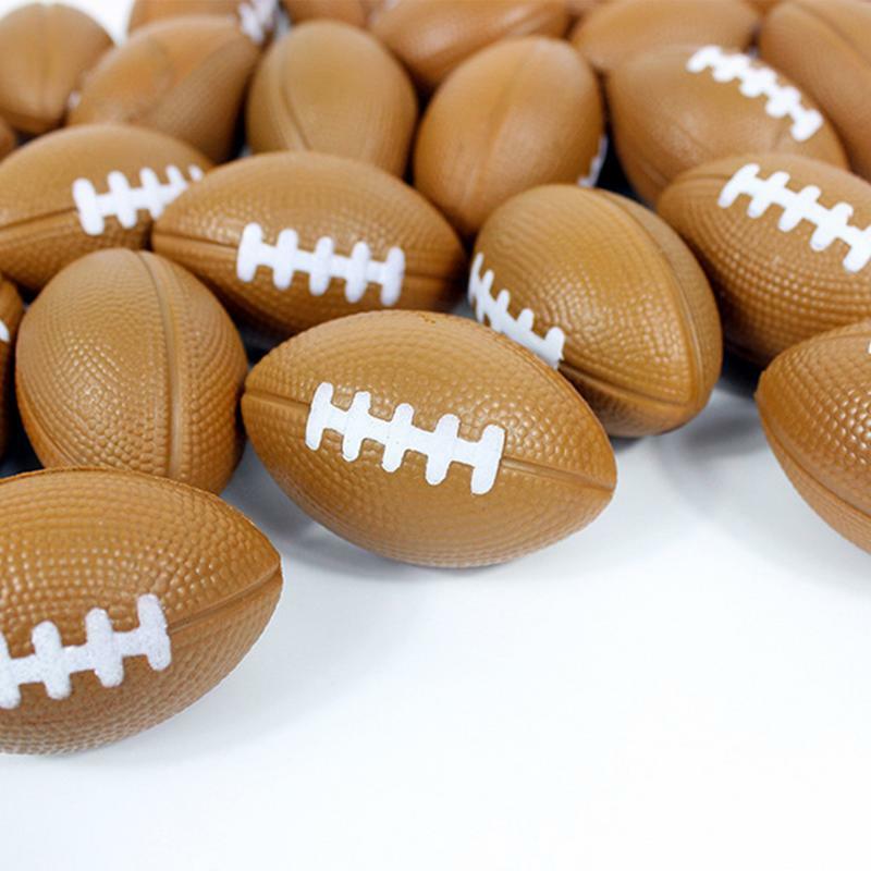 Football americano elastico giocattoli Fidget sensoriale giocattolo elastico e rimbalzo Football americano salsiccia rimbalzo palle Squish divertenti