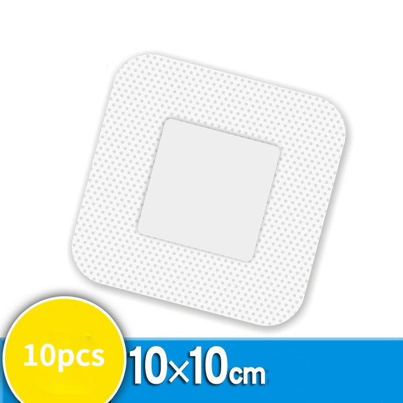 10 szt. 10x10cm duży plaster skóry bandaż samoprzylepny Woundplast dla pierwszej pomocy plaster opieki w nagłych wypadkach