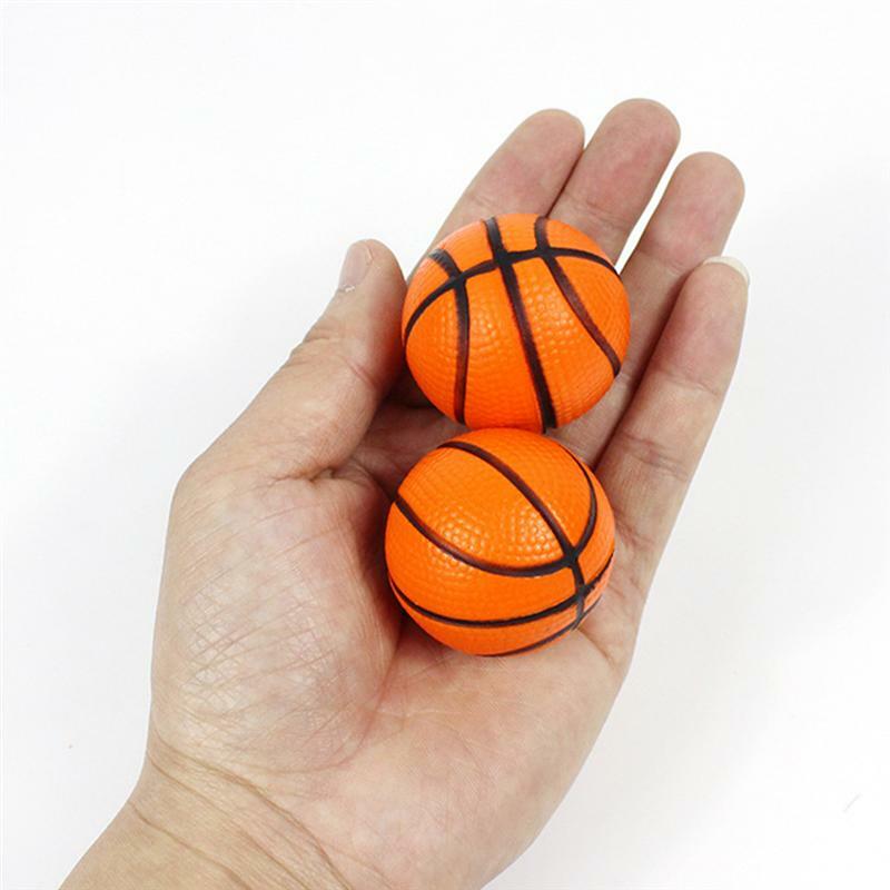 6-30Pcs Children Soft mini Basketball Toys Anti stress Relief Ball Soft Foam Rubber squeeze Balls Toys for Children Kids