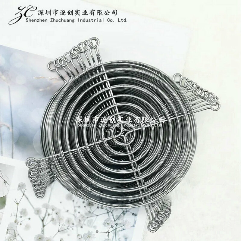 Elíptica Cooling Fan Mesh Cover, Protective Iron Mesh, 304 aço inoxidável, 17cm, 172x51mm