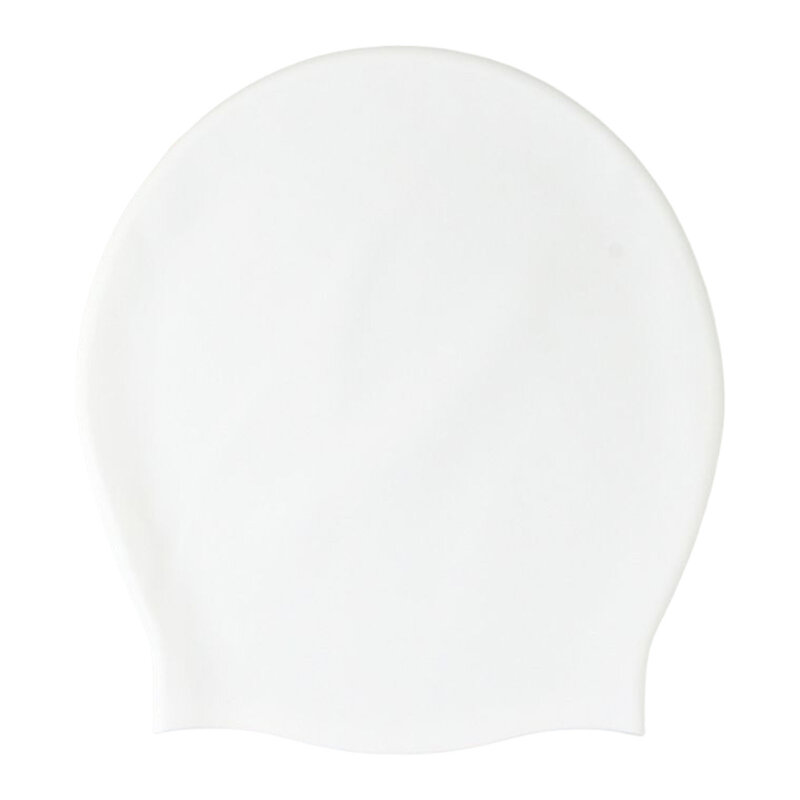 Bonnet de bain en silicone imperméable pour filles, bonnet de bain extra large, élastique confortable, cheveux longs