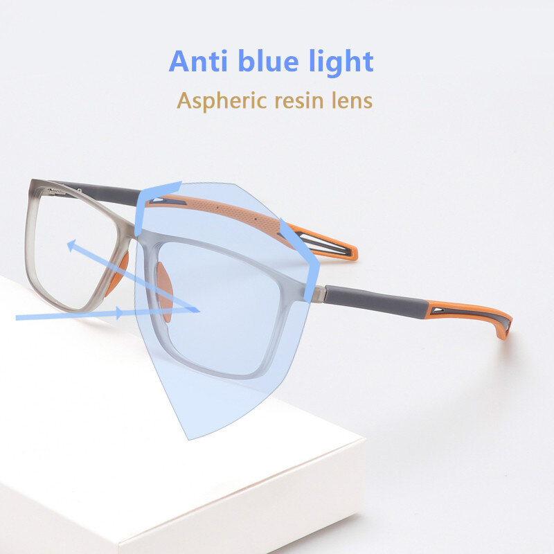 TR90-gafas fotocromáticas para hombre y mujer, lentes para miopía, lentes terminadas, lentes de visión corta para estudiantes gafas graduadas 0-0.5-1-1,25-1,5-6