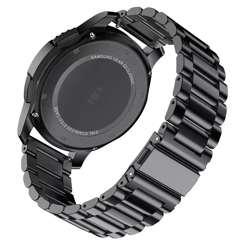 Pulseira De Relógio De Aço Inoxidável, Pulseira De Metal Correa, Relógio HAYLOU R8 Smartwatch Band, 22mm