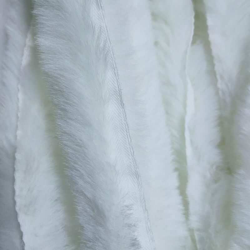 Bande de manchette en peluche faite à la main en fausse fourrure, ruban en laine, garniture moelleuse, costume de scène bricolage, couture en déclin, Y-1 M