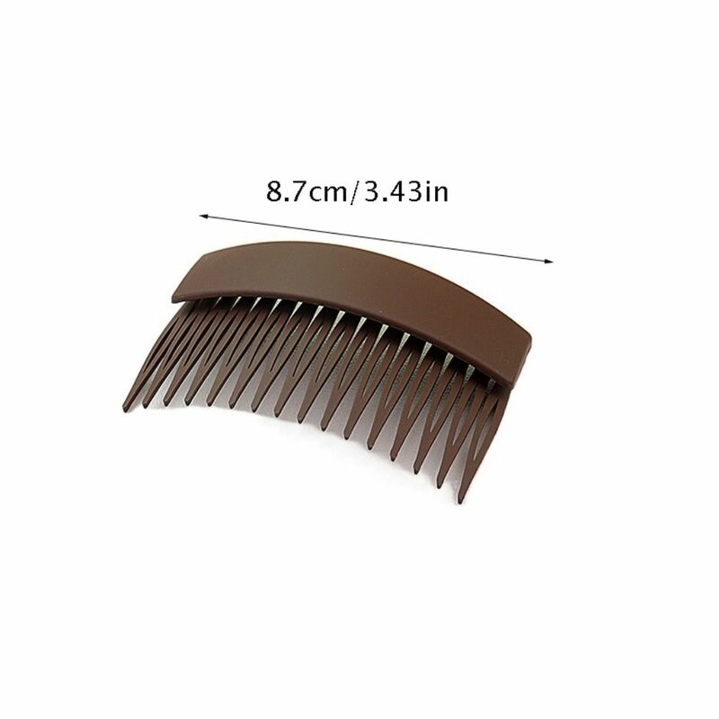 Frosted Hair Comb Hair Clips for Women Simple Fashion Solid Color Broken Hair Hairpins Headwear Girls Hair Accessories