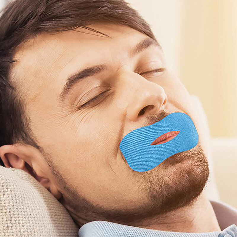 Etiqueta de boca anti-ronco para adultos e crianças, sono noturno, respiração labial melhorando o remendo, correção bucal, fita de ortose, 10 pcs, 30 pcs