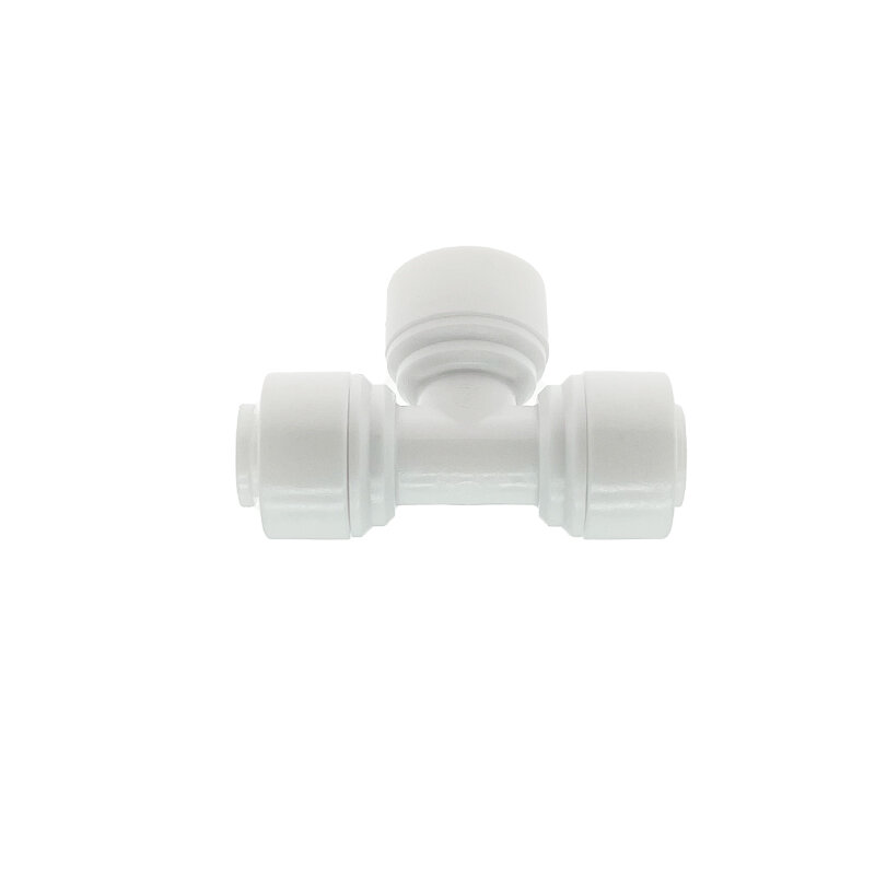 1PC 1/4 "6,35mm OD Rohr Tap Abgeschaltet Ball Ventil POM Schnelle Montage Anschluss T Ellenbogen Wasser filter Teile