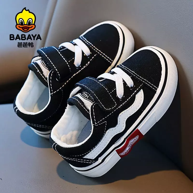 Babaya-子供用キャンバスシューズ,赤ちゃん用靴,柔らかい靴底,男の子と女の子用,ウォーキングスニーカー,通気性,カジュアル