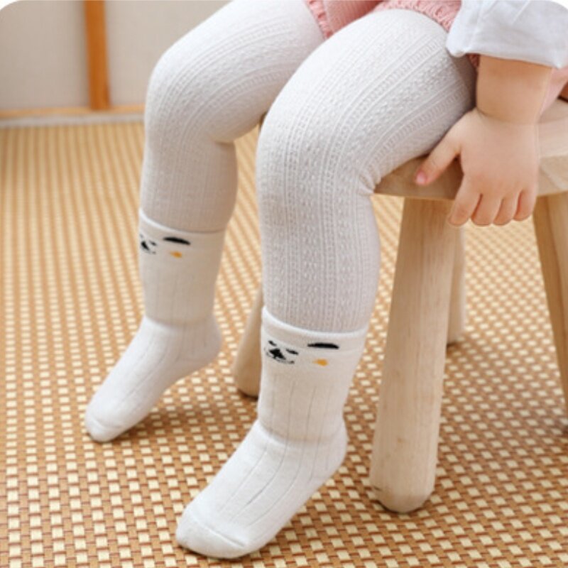 Nuovi calzini di cotone per bambini invernali addensati caldi 0-1 anni calzini in spugna di media lunghezza