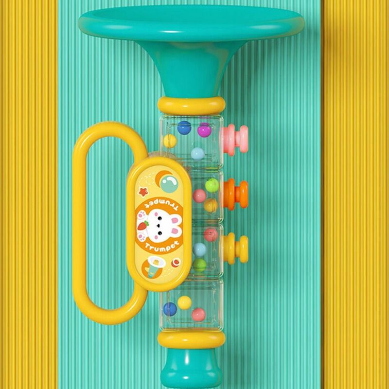 Juguete de conejo antiarañazos para padres e hijos, instrumento Musical, trompeta, iluminación Musical, Educación Temprana