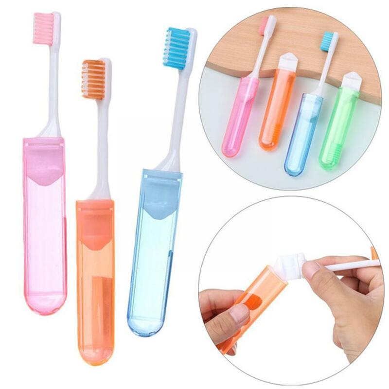 Portable Folding Toothbrush Super Soft Bristle Viajar Toothbrush Camping Caminhadas Fold Take To Easy Outdoor Teethbrush Tr U8A3
