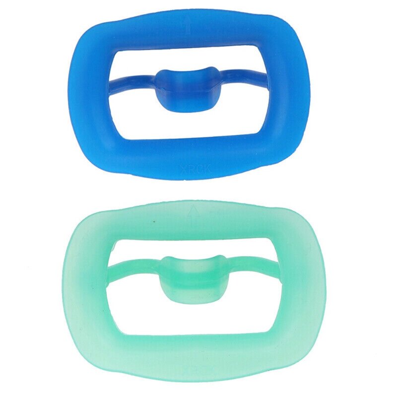 Pembuka mulut tahan suhu tinggi 6x8cm perangkat pendukung mulut Gel silika untuk rongga mulut/kedokteran gigi