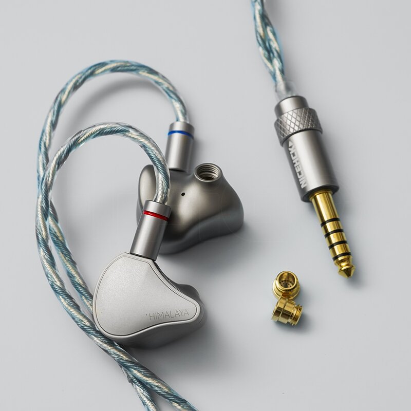 NICEHCK HIMALAYA 듀얼 마그네틱 듀얼 레이어 CNT 다이내믹 인이어 모니터, 유선 HiFi IEM, 드래곤 스케일 2, 60 사가, 3 인 1 플러그, 10mm