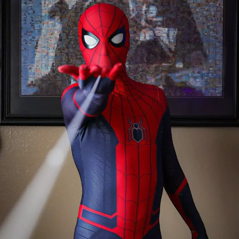Ver Van Huis Spiderman Kostuum Superheld Zentai Pak Spider Man Cosplay Voor Mannen Jumpsuit Bodysuit Carnaval Halloween Kostuums
