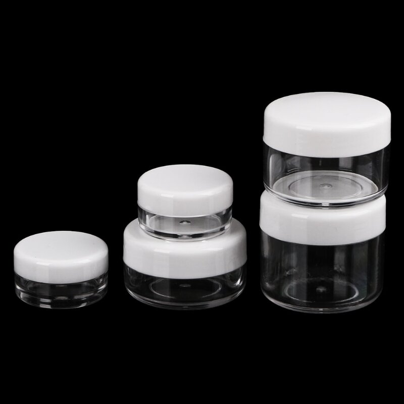 Mini frasco amostra para creme recipiente para enchimento garrafas vazias, frasco armazenamento