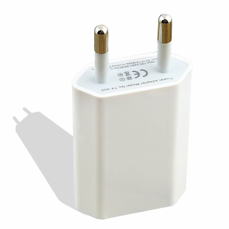 Зарядное устройство 5 в 1 а переменного тока, настенный USB-адаптер для дома и путешествий, адаптер питания для iPhone 5 5S 5C 6 6S 7, зарядное устройств...