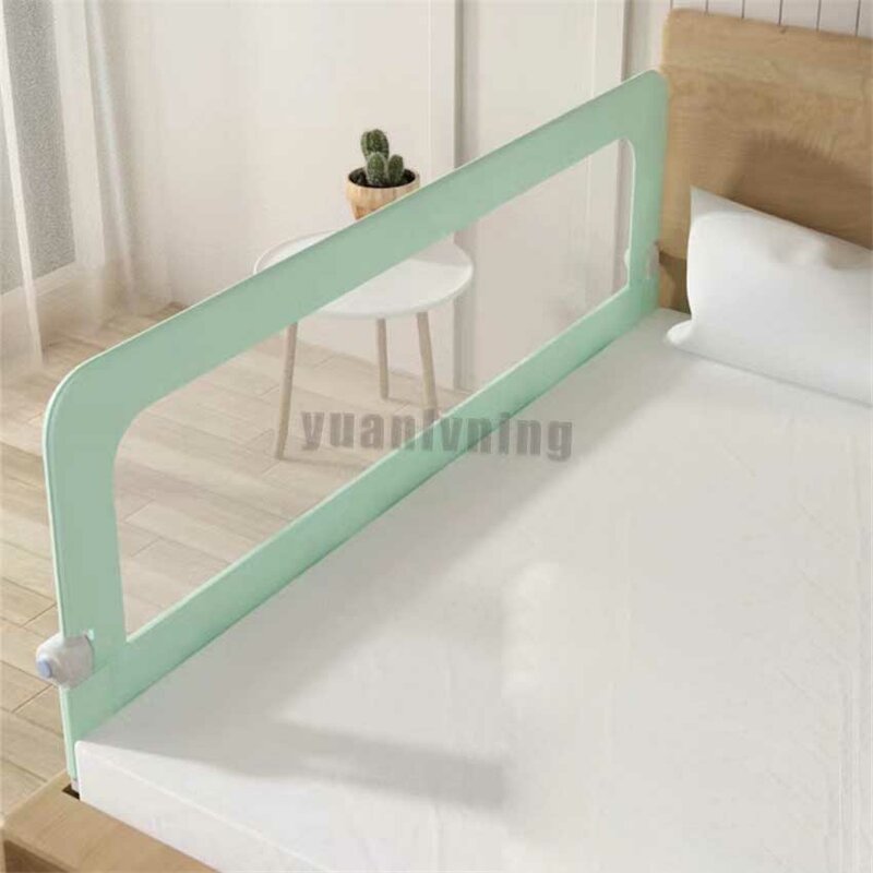 Crib Bed Fence 180cm-200cm Invisible Baby Newborn Collapsible Fence Guard Rails Kids Boys Girls To Prevent Falling Bed Guardrail