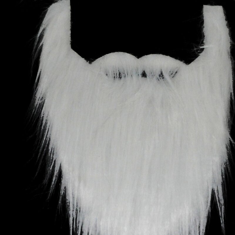 Hair Disguises Accessories Long Fluff Beards Christmas Cosplays Props Fake Beard