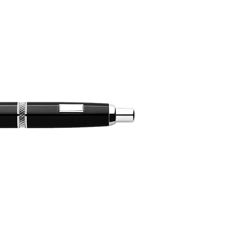MAJOHN-A1 프레스 만년필, 개폐식 엑스트라 파인 펜촉, 0.4mm 메탈 매트 블랙 잉크 펜, 컨버터 포함, 필기용