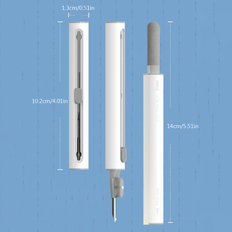 Kit di pulizia per 1 2 3 auricolari spazzola per penna di pulizia auricolari Wireless strumenti per la pulizia della custodia per la pulizia della tastiera