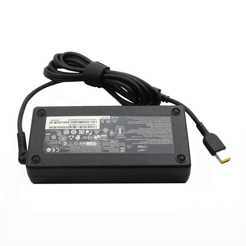 Adaptador de alimentação USB AC Charger para Lenovo Legion, 170W, 20V, 8.5A, Y7000P-1060, Y720-15, P50, P51, P70, P71, T440p, T540p, W540, W541, 45N0514