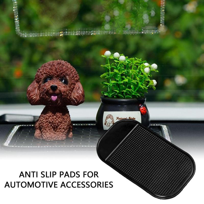 Anti Slip Dash Mat para carro, Mount Phone Holder, Tapete interior do carro para segurar o telefone celular Óculos Coins Keys, Acessórios do carro