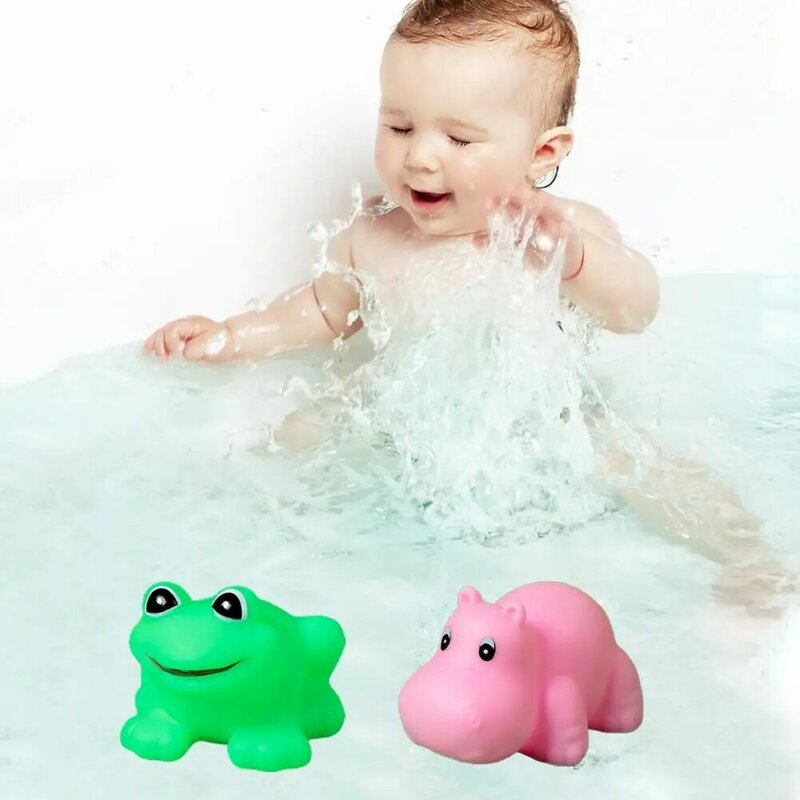 Jouets de baignoire colorés en vinyle, 3 pièces, exquis parc aquatique de plage, piscine intérieure, cadeau de fête prénatale