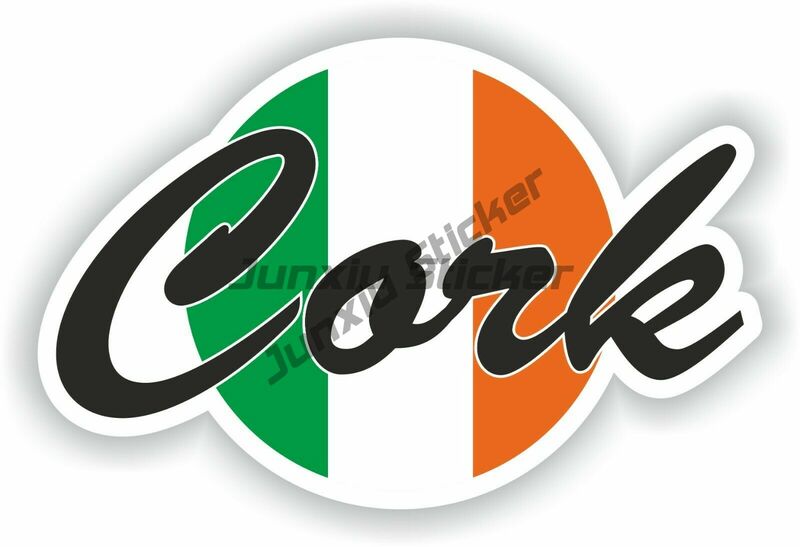 Flaga irlandzka naklejka irland Dublin flaga mapa okno samochodowe samochodu Kawaii akcesoria samochodowe wystrój samochodu naklejka z klejem