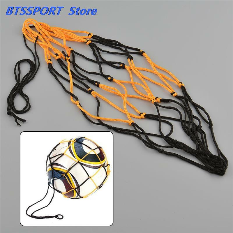 Football Net Bag Basketball Nylon Bold Storage Bag Single Ball Carry Equipment Outdoor Sports Soccer Basketball Volleyball