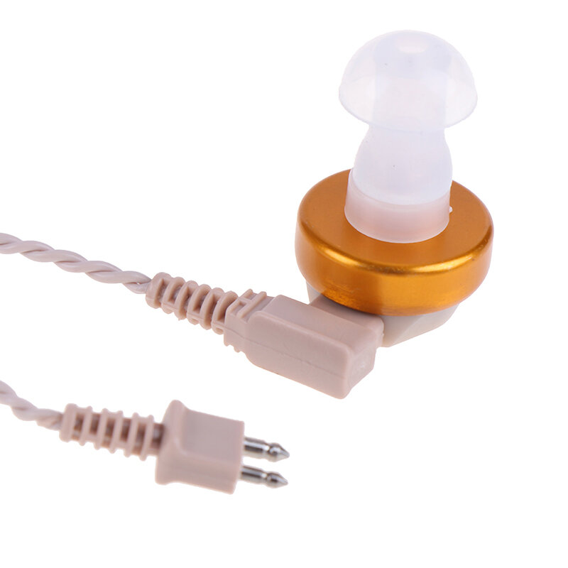 Aparat słuchowy jednostronny przewód + aparat słuchowy BTE głośnik wzmacniacz odbiornika