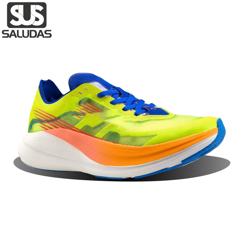 SALUDAS Rocket X2 zapatillas de Trail Running para hombre y mujer, zapatos informales con suela de carbono para correr, Maratón, amortiguación