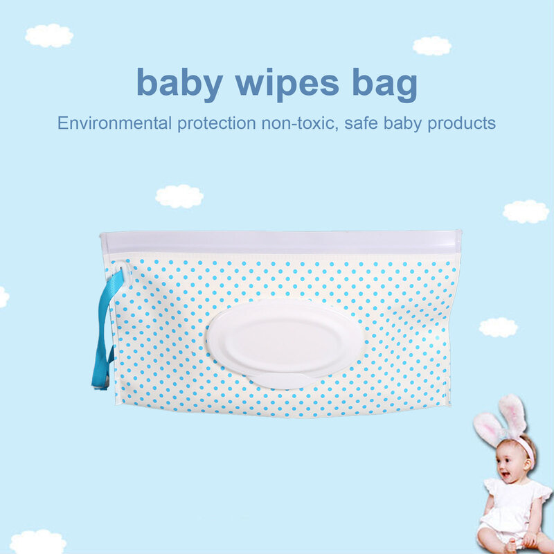Travel Wet Wipes Box Wet Tissue Pouch For Children Portable Wipes Dispenser Wipes Dispenser Case To Keep Wet Tissues Fresh