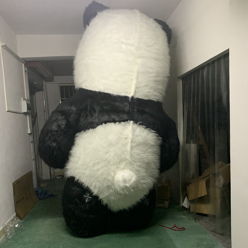 3M chiński Panda nadmuchiwany kostium w kształcie maskotki Cosplay Fursuit Panda przebranie na imprezę halloweenową strój karnawał Ad Walking odzież