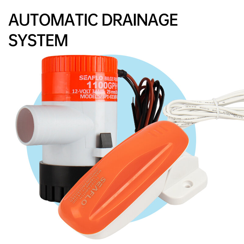 Float switch water flow automatic power off control sensor submersible pump small sump pump bilge pump
