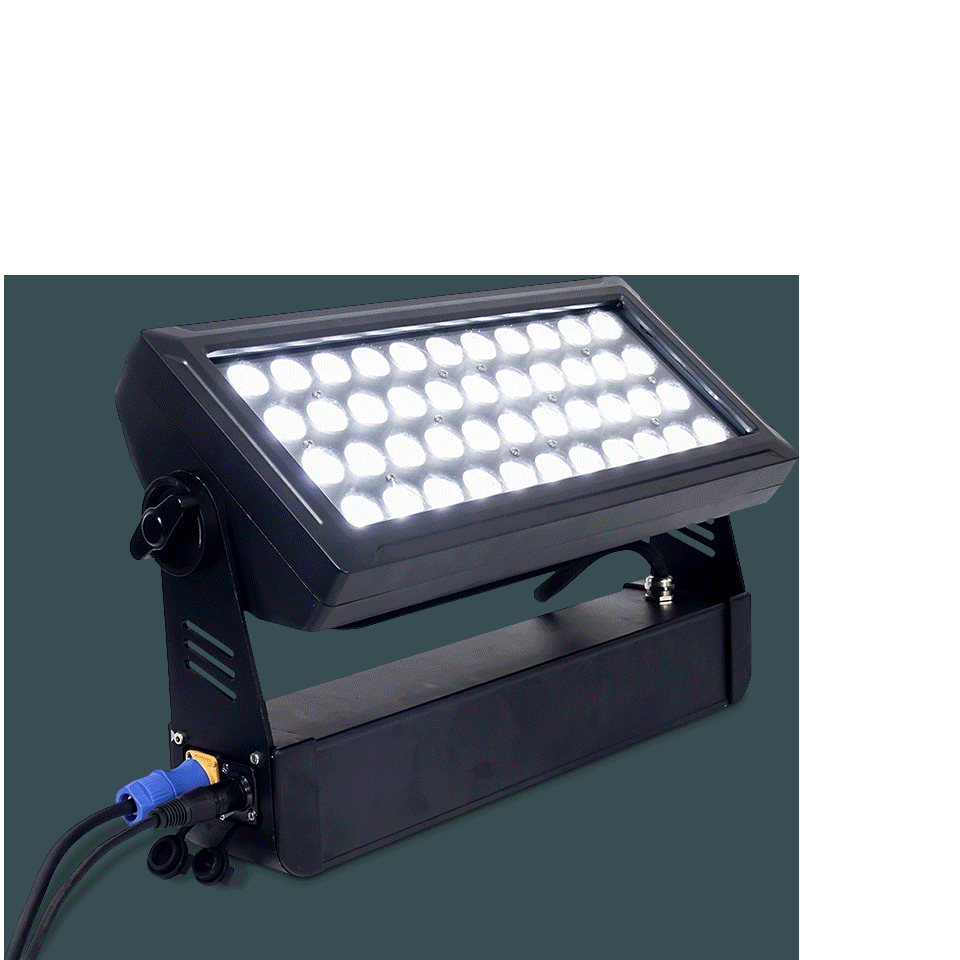 Reflector LED RGBW 4 en 1 para iluminación de escenario, dispositivo de iluminación de pared con Control DMX, resistente al agua, para DJ y discotecas, 44x10W, 10 unidades por lote