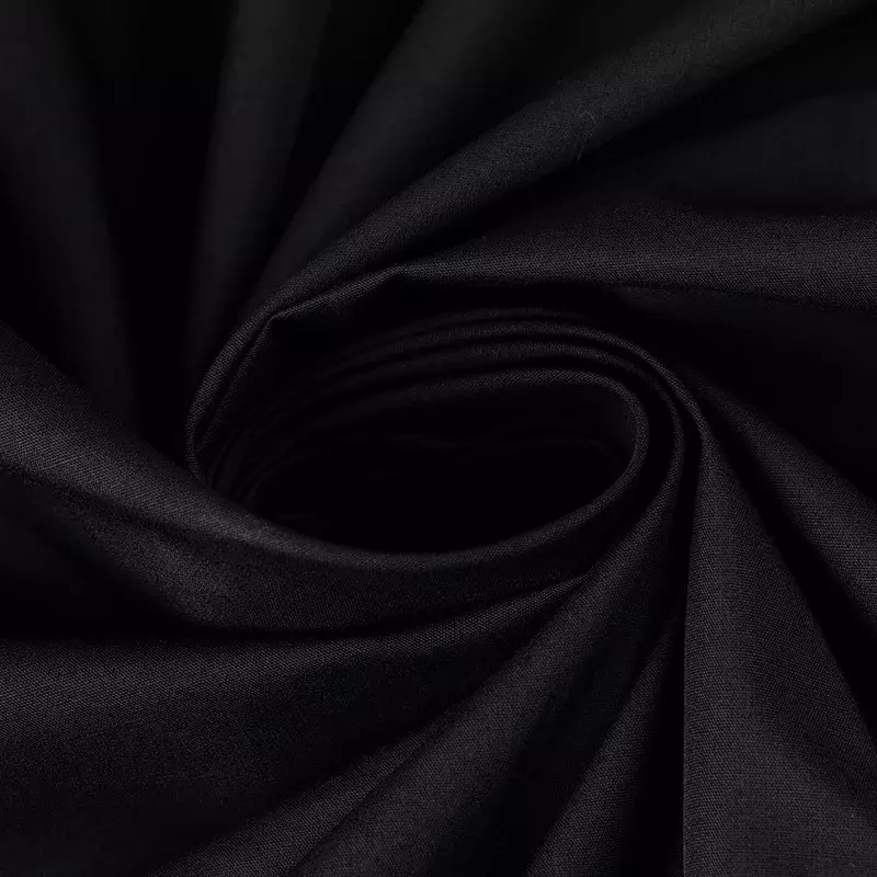 Zwykły sprany prawdziwa bawełna przekątny po metrze na koszule sukienki spódnice do szycia cienkiej tkaniny designerskiej czarno-białej Diy