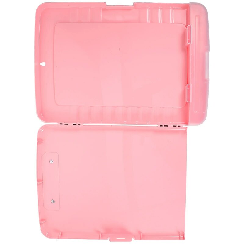 Store Clipboard Plastic File Sheet Folders Multi-function Care Office with Storage Pink Files Nurse