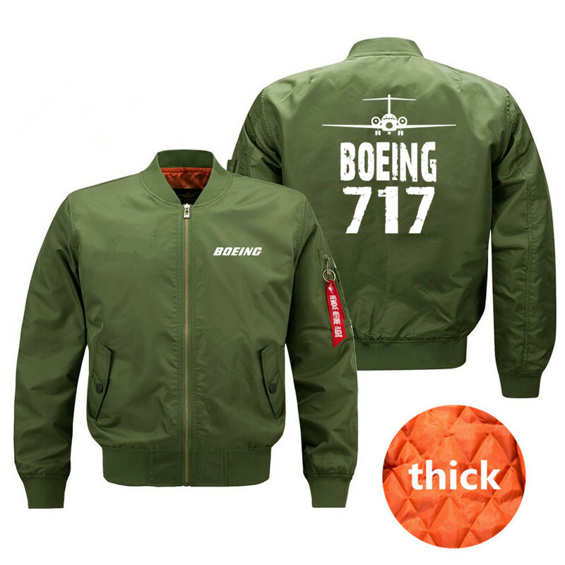 남성용 보잉 717 파일럿 봄버 재킷, 용수철 가을 겨울 코트, 2024 신상