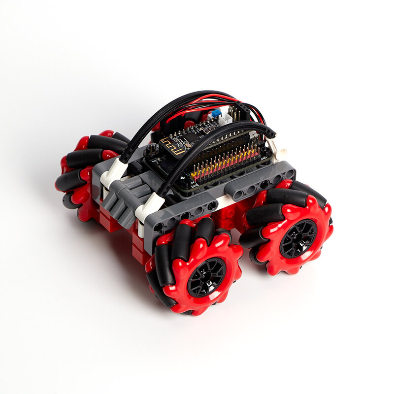 Mini-size OmniBot The Ultimate Nanobit-Driven Multi-Functional Robot Kit for Makecode, for Those With a Coding Background