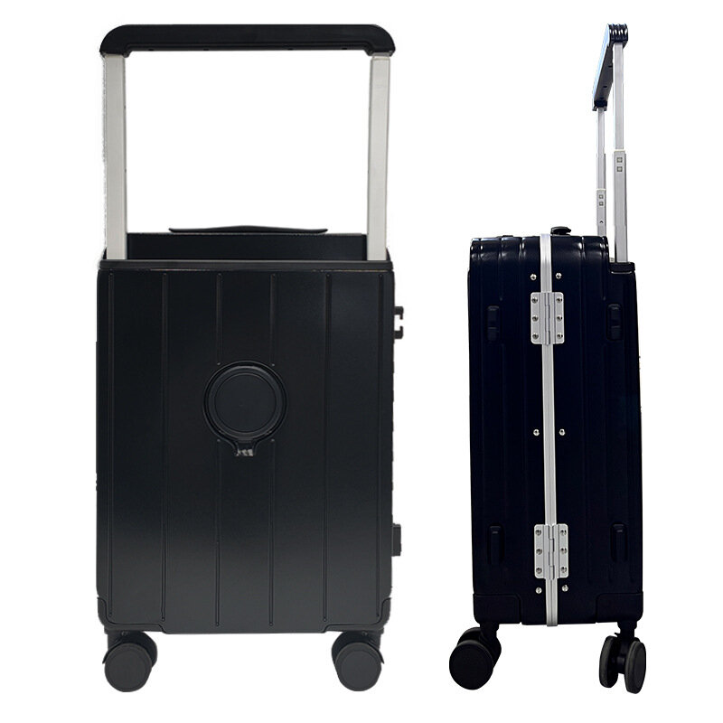 VIP customized new suitcase women's new 20-inch small boarding case wide trolley multi-functional high-quality suitcase