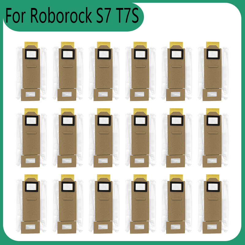 ถุงหูรูด S สำหรับ Roborock T7S T7S Plus S7 S7 Plus S7MAX S7 MAXV อะไหล่เครื่องดูดฝุ่นเปลี่ยนในครัวเรือนถุงหูรูด