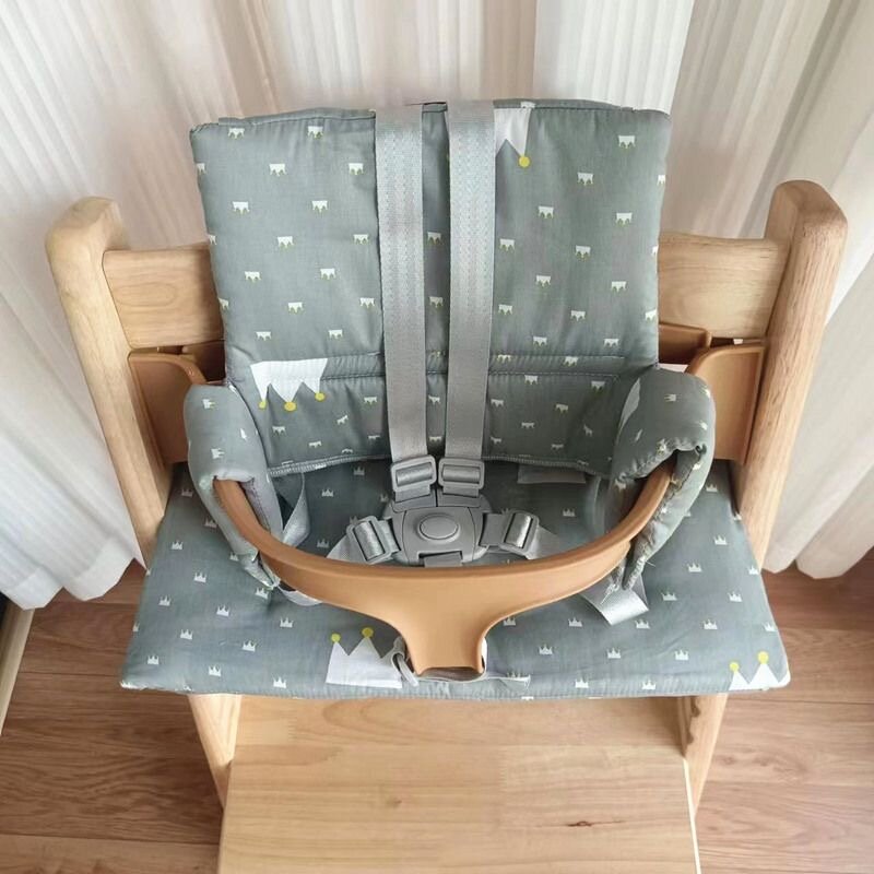 Wysokiej poduszka na krzesło nadające się do prania krzesełko podtrzymuje akcesoria do karmienia dziecka potrawy dla dzieci podkładka zastępcza dla Stokke