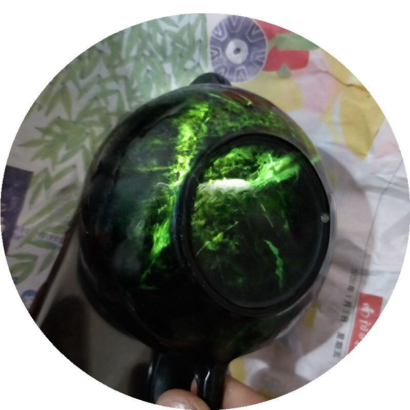 Yao Wangshi jarra verde oscuro juego de té Okho tetera negro verde Jade taza de vino