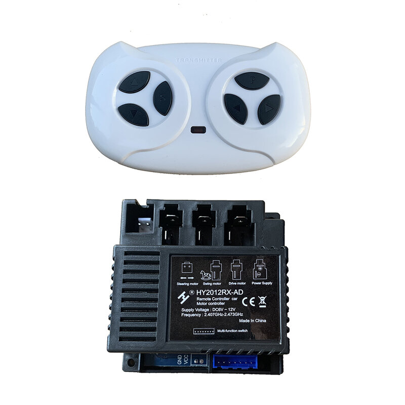 HY2012RX-AD-receptor de vehículo eléctrico para niños, Control remoto de 6-12V, batería de bebé, controlador de coche, jabalí