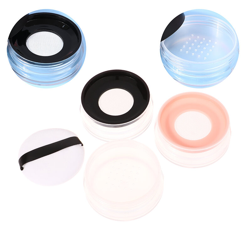 20g Empty Air Cushion Puff Box With Powder Sponge Sifter Or Elastic Mesh Portable Makeup Case Container For Loose Powder