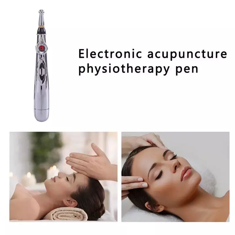 Energy Meridian Electronic Acupuncture Pen, Fisioterapia Massagem Stick, Multifuncional