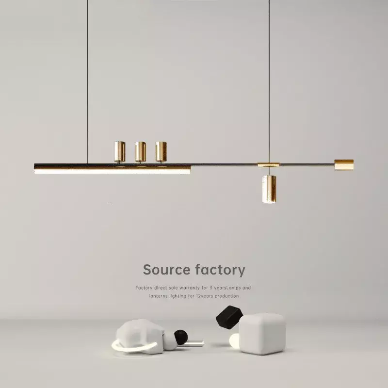 Nordic Designer Led Spot Pendant Lights Long E27 for Table Dining Room Kitchen Bar Chandelier Home Decor Suspension Lamp Fixture