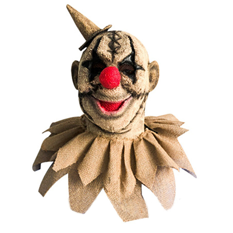 Masque de Clown en lin pour Halloween, accessoires de spectacle, Costume de pâques